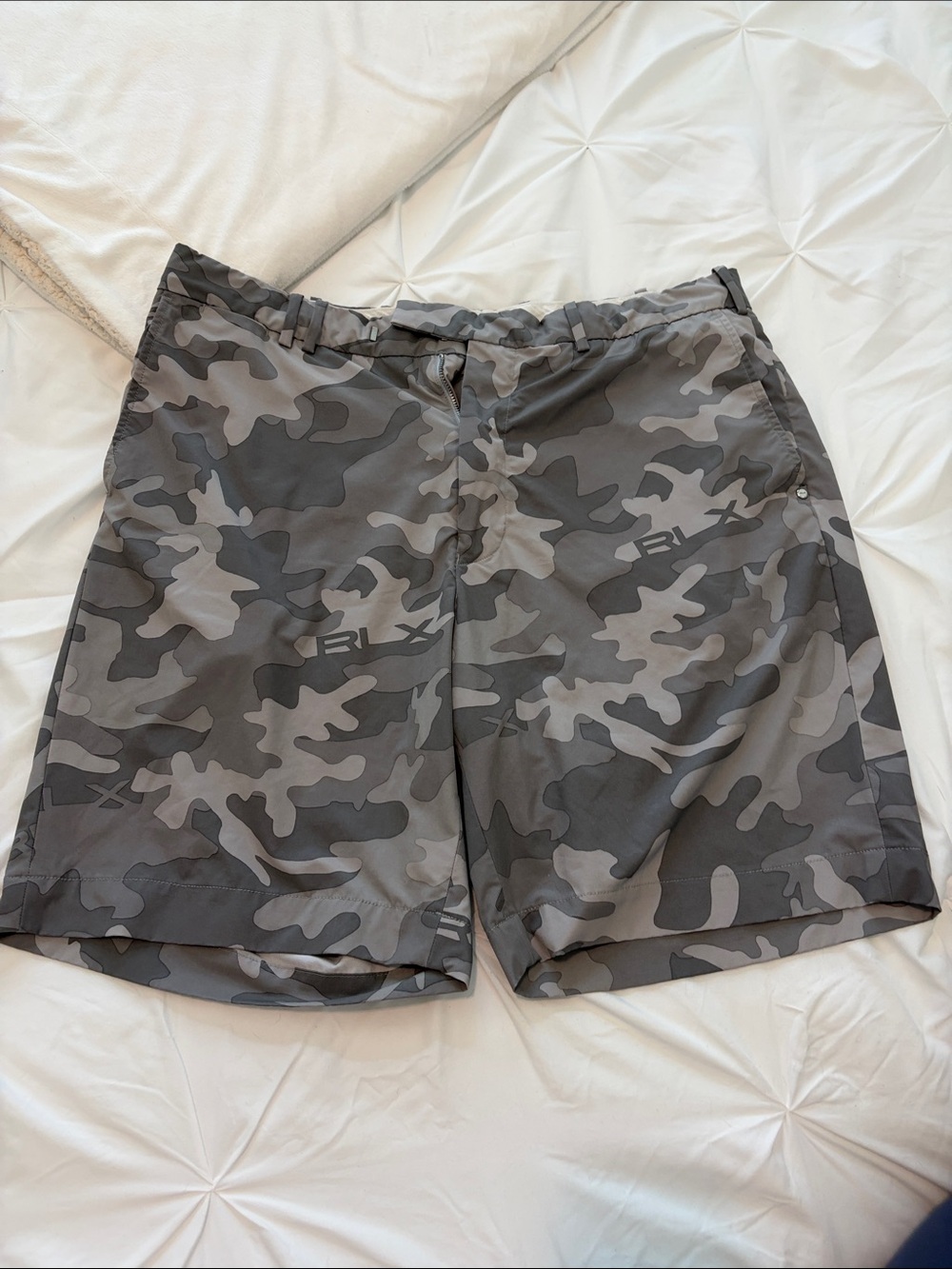 RLX Ralph Lauren Gray Camouflage Athletic Shorts